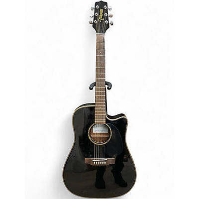 Used Takamine EG531SC Black Acoustic Electric Guitar