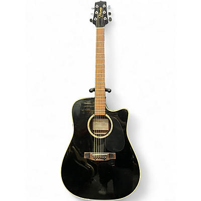 Used Takamine EG531SC Black Acoustic Electric Guitar