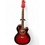 Used Takamine EG540C Crimson Red Burst Acoustic Electric Guitar Crimson Red Burst