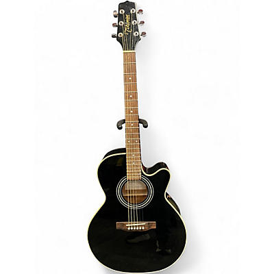 Used Takamine EG541C Black Acoustic Electric Guitar