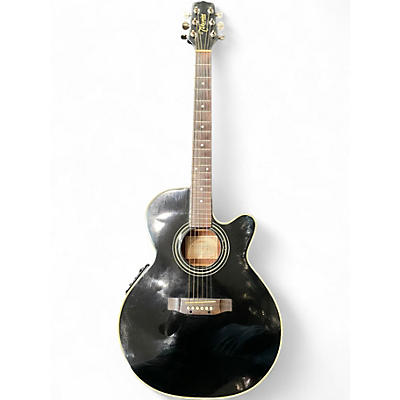 Used Takamine EG541C Black Acoustic Guitar