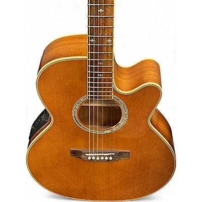 Used Takamine EG544SC4C Natural Acoustic Electric Guitar