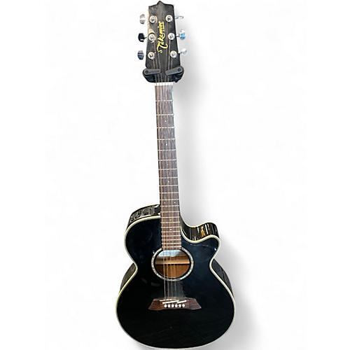 Used Takamine EG561C Black Acoustic Electric Guitar Black