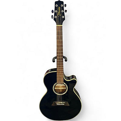 Used Takamine EG561C Black Acoustic Electric Guitar
