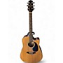 Used Takamine EGC530C Natural Acoustic Electric Guitar Natural