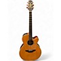 Used Takamine EN40C Natural Acoustic Electric Guitar Natural