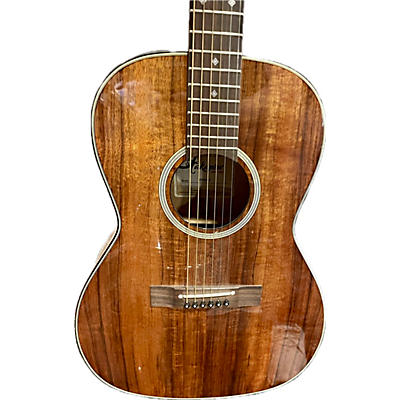 Takamine Used Takamine Ef407 Natural Acoustic Electric Guitar