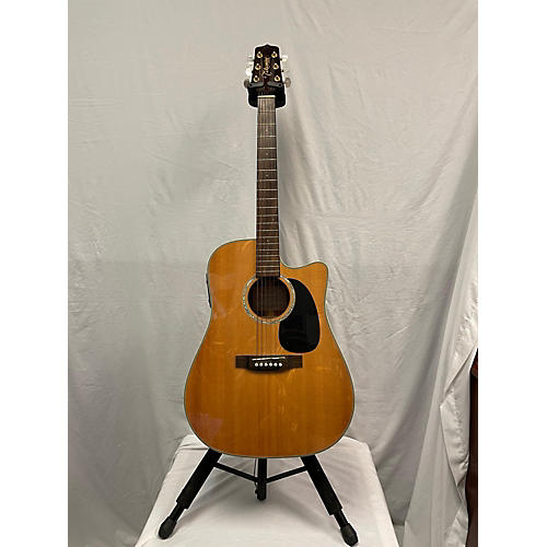 Takamine Used Takamine Eg533se Natural Acoustic Electric Guitar Natural