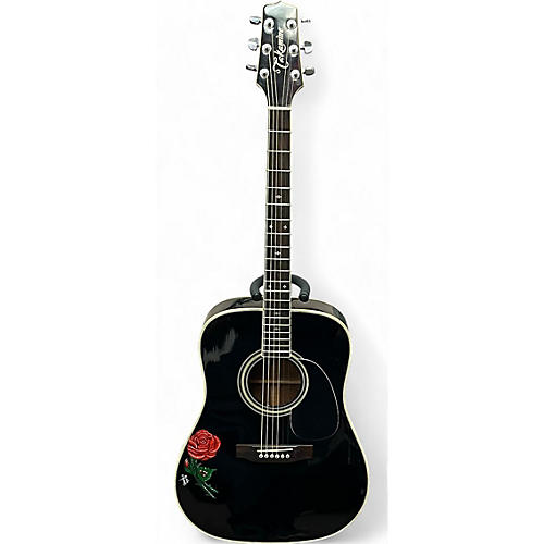 Takamine Used Takamine F-341S Black Acoustic Guitar Black