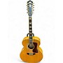 Used Takamine F-395MS Natural 12 String Acoustic Guitar Natural