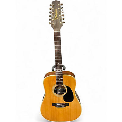 Used Takamine F400 Natural 12 String Acoustic Guitar