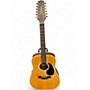 Used Takamine F400 Natural 12 String Acoustic Guitar Natural