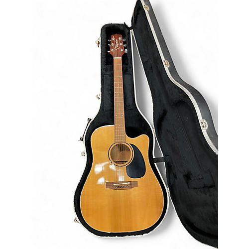 Used Takamine FD340SC Natural Acoustic Electric Guitar Natural
