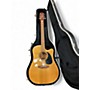 Used Takamine FD340SC Natural Acoustic Electric Guitar Natural
