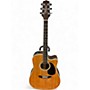 Used Takamine FP-360SC Natural Acoustic Electric Guitar Natural