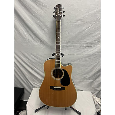 Used Takamine FP360C Natural Acoustic Electric Guitar