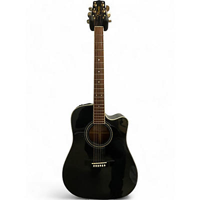 Takamine Used Takamine G406S New Yorker Black Acoustic Guitar