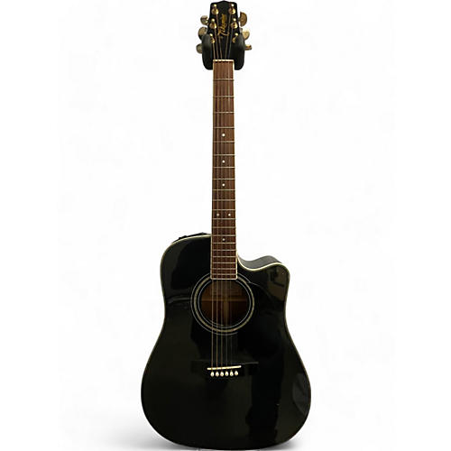 Takamine Used Takamine G406S New Yorker Black Acoustic Guitar Black