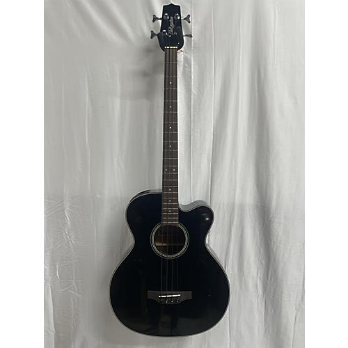 Takamine Used Takamine GB30CE Black Acoustic Bass Guitar Black