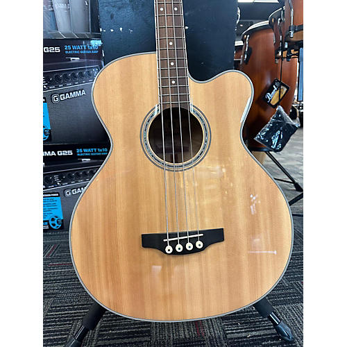 Takamine Used Takamine GB72CE-NAT Natural Acoustic Bass Guitar Natural