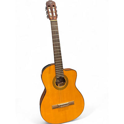 Used Takamine GC1CE Antique Natural Classical Acoustic Electric Guitar