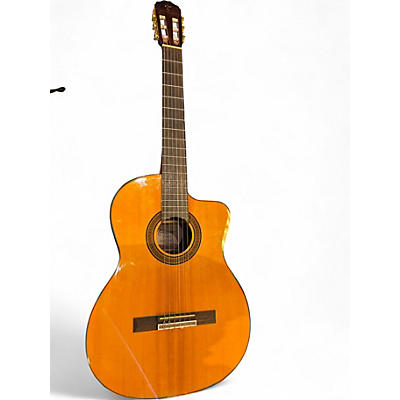 Used Takamine GC5CE Natural Classical Acoustic Electric Guitar
