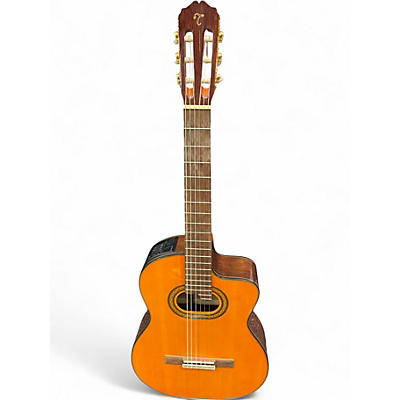 Used Takamine GC60CE Natural Classical Acoustic Electric Guitar