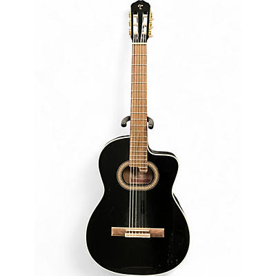 Used Takamine GC6CE-BLK Black Classical Acoustic Electric Guitar