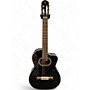Used Takamine GC6CE-BLK Black Classical Acoustic Electric Guitar Black