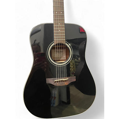 Used Takamine GD30 Black Acoustic Guitar Black