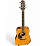 Used Takamine GD30 Left Handed Natural Acoustic Guitar Natural