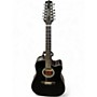 Used Takamine GD30CE-12 Black 12 String Acoustic Electric Guitar Black