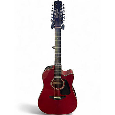 Used Takamine GD30CE-12 RED 12 String Acoustic Electric Guitar