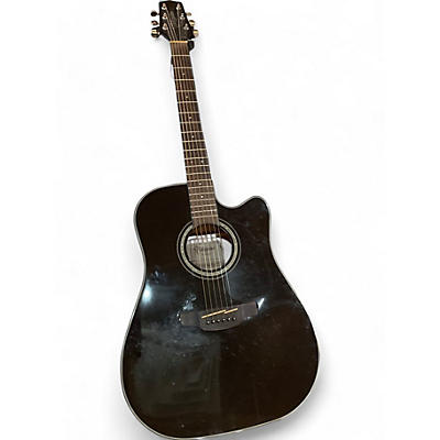 Takamine Used Takamine GD30CE Black Acoustic Electric Guitar