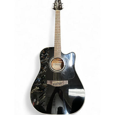 Used Takamine GD30CE Black Acoustic Electric Guitar