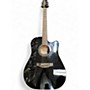 Used Takamine GD30CE Black Acoustic Electric Guitar Black