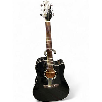 Used Takamine GD30CE Black Acoustic Electric Guitar