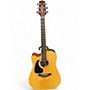 Used Takamine GD30CE Left Handed Natural Acoustic Electric Guitar Natural