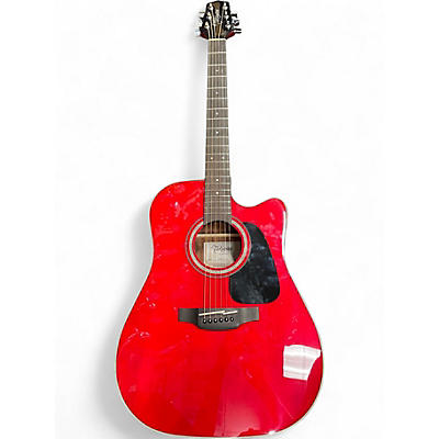 Used Takamine GD30CE RED Acoustic Electric Guitar