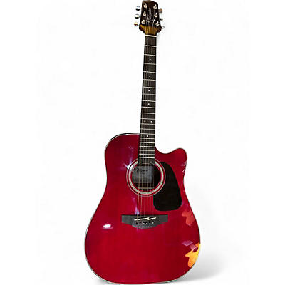 Used Takamine GD30CE RED Acoustic Electric Guitar