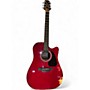 Used Takamine GD30CE RED Acoustic Electric Guitar RED