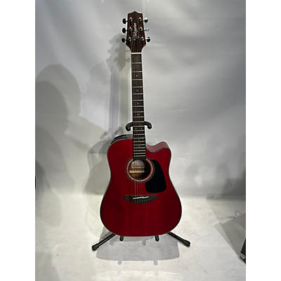 Takamine Used Takamine GD30CE Red Acoustic Electric Guitar