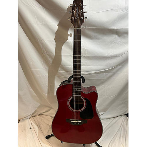 Takamine Used Takamine GD30CE Red Acoustic Electric Guitar Red