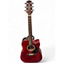 Used Takamine GD30CE Red Acoustic Electric Guitar Red