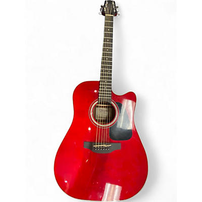 Used Takamine GD30CE Torino Red Acoustic Electric Guitar