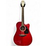Used Takamine GD30CE WINE RED Acoustic Electric Guitar WINE RED