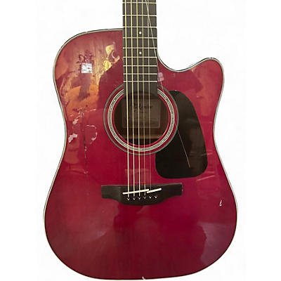 Used Takamine GD30CE Wine Red Acoustic Electric Guitar