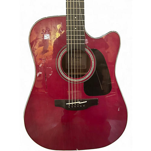 Used Takamine GD30CE Wine Red Acoustic Electric Guitar Wine Red