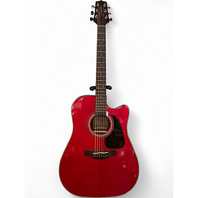 Used Takamine GD30CE Wine Red Acoustic Electric Guitar