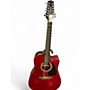 Used Takamine GD30CE Wine Red Acoustic Electric Guitar Wine Red